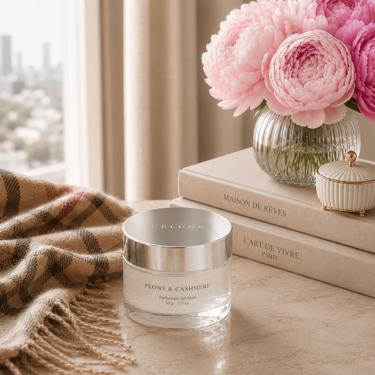 Floral Fragranced Perfume Gel Melts Collection - Maison Célune