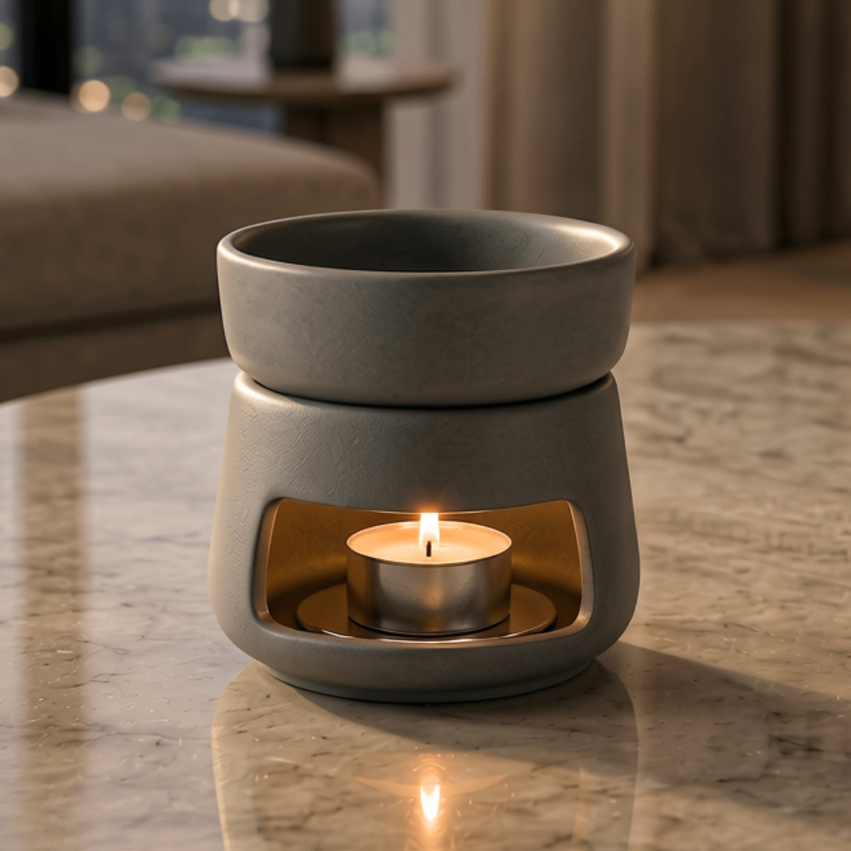 Maison Célune Signature Ceramic Burner | Stone Grey - Maison Célune -  -