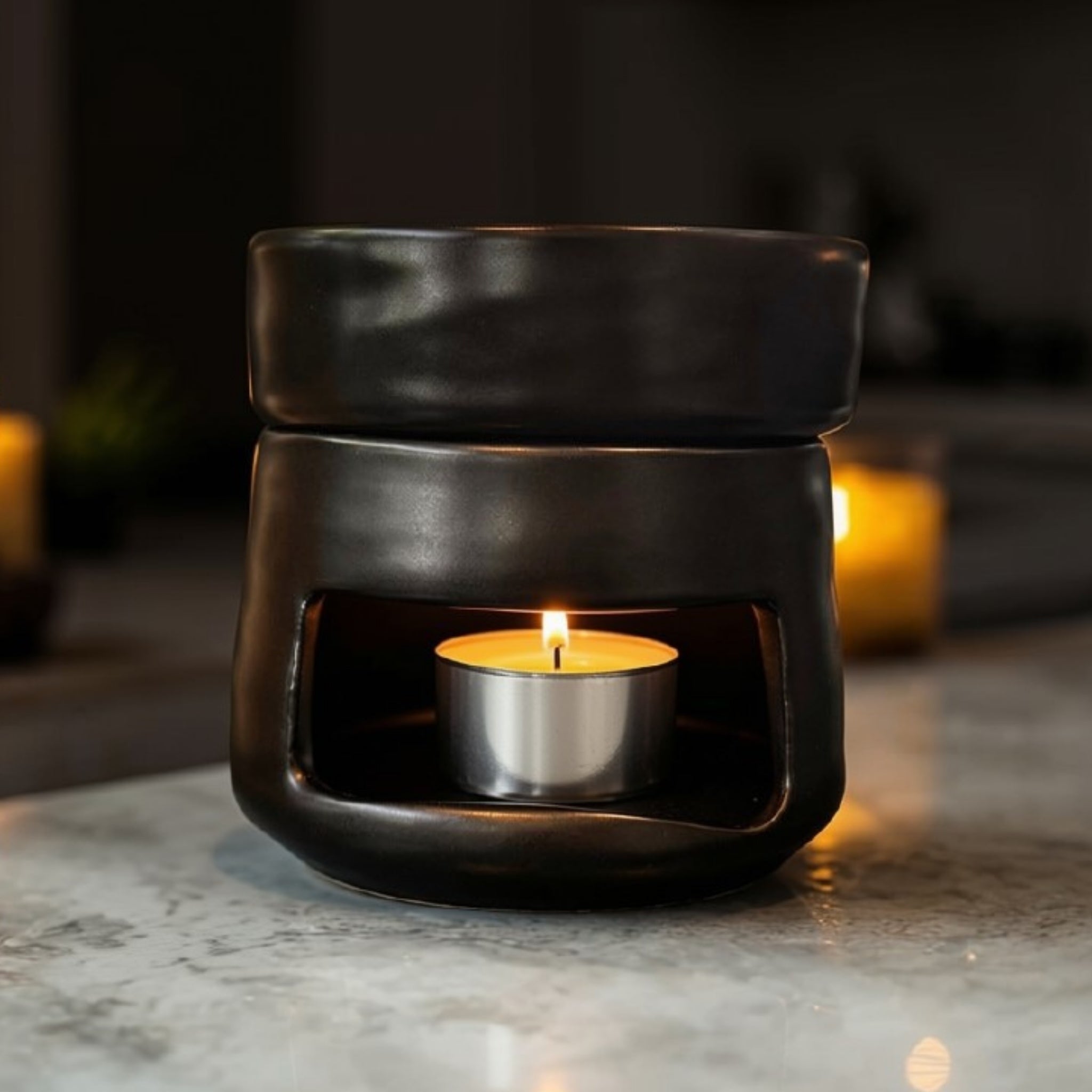 Maison Célune Signature Ceramic Burner | Midnight