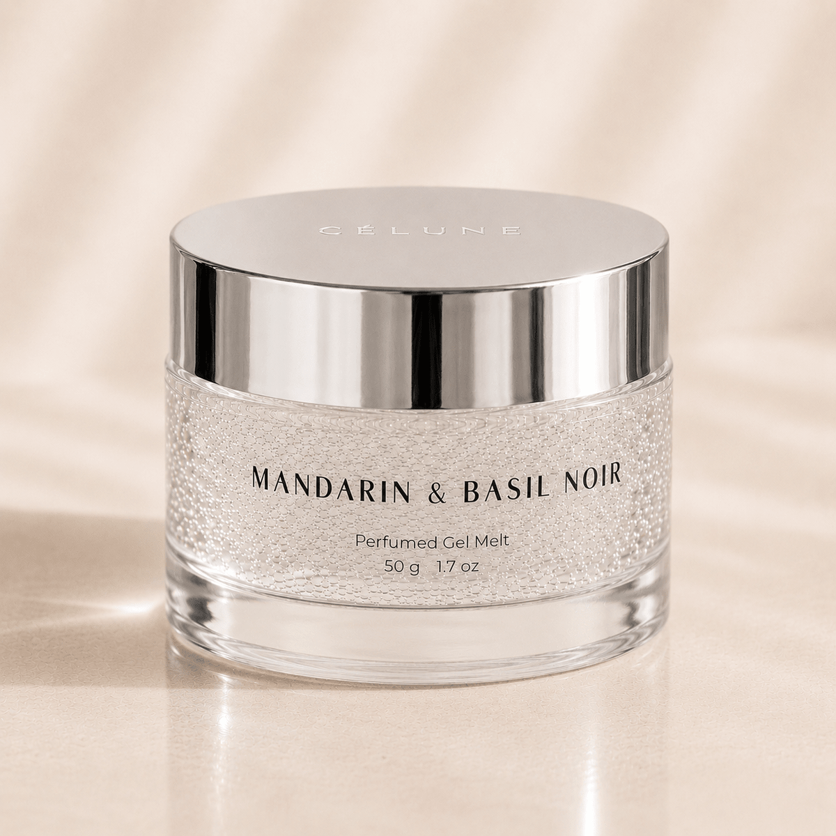 Mandarin & Basil Noir 50g Perfumed Gel Melt - Maison Célune -  - 50g gel melt